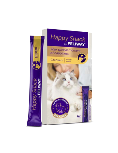 FELIWAY HAPPY SNACK SOBRES 15G 6 UD