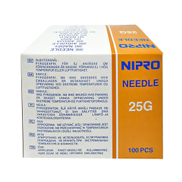 AGUJAS NIPRO 25G /...