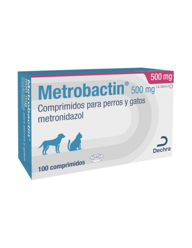 METROBACTIN 500 MG 100 COMP GATO/PERRO