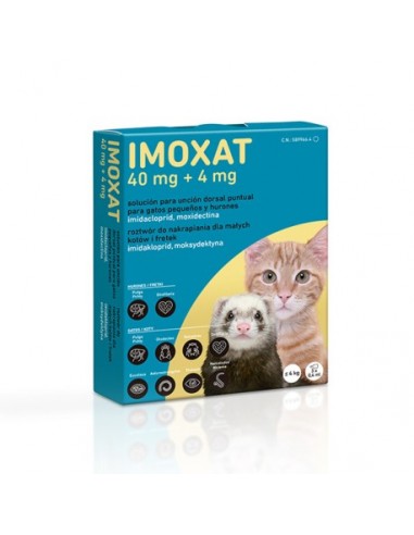 IMOXAT 40MG + 4MG 3PIP X 0,4ML 1-4KG...