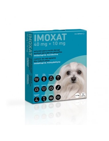 IMOXAT 40MG + 10MG 3PIP X 0,4ML 1-4KG...