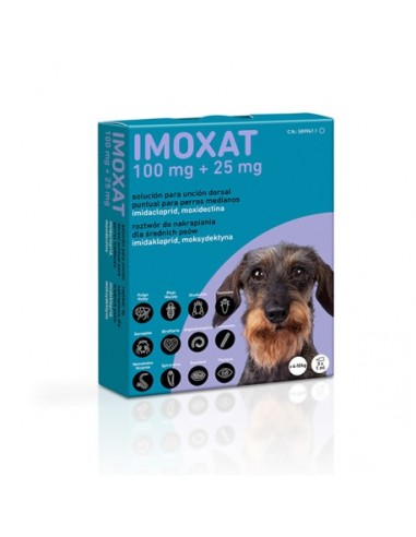 IMOXAT 100MG + 25MG 3PIP X 1ML 4-10KG...