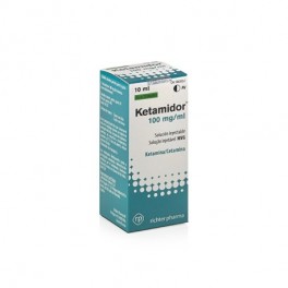 KETAMIDOR 100 MG/ML INY 10 ML