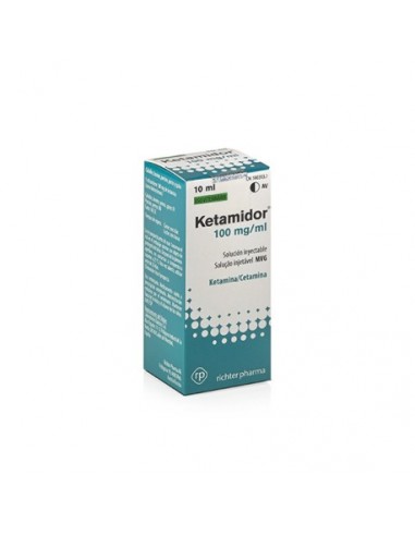 KETAMIDOR 100 MG/ML INY 10 ML