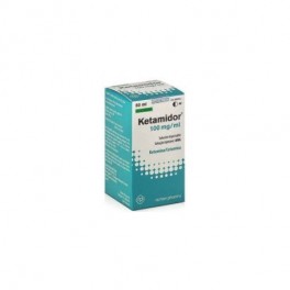 KETAMIDOR 100 MG/ML INY 50 ML