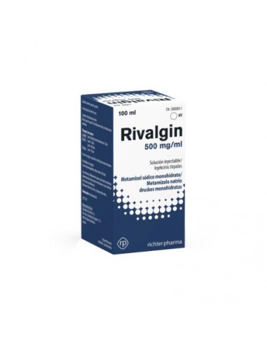 RIVALGIN 500 MG/ML INY 100 ML