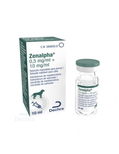 ZENALPHA 0,5 MG/ML+ 10 MG/ML INY 10...