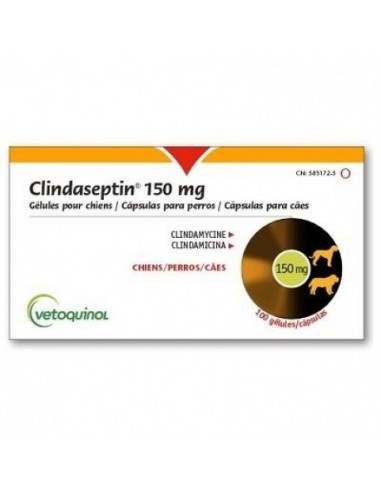 CLINDASEPTIN 150 MG 100 CAPSULA PERRO