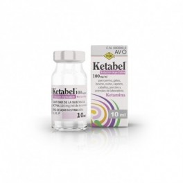 KETABEL 100 MG/ML INY 10 ML