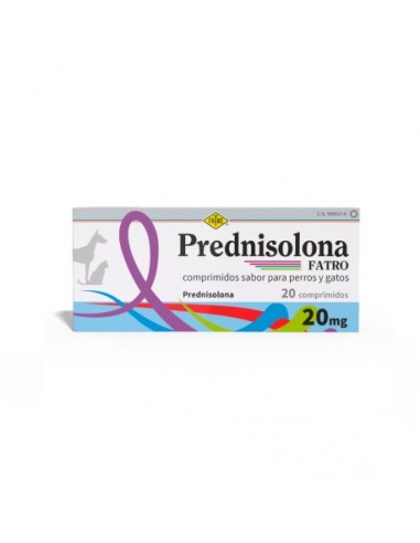 PREDNISOLONA FATRO 20 MG 20 COMP...