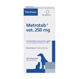 METROTAB VET 250MG...