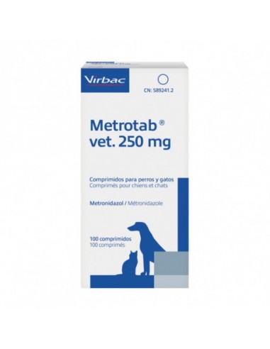 METROTAB VET 250MG PERRO/GATO 100 COMP