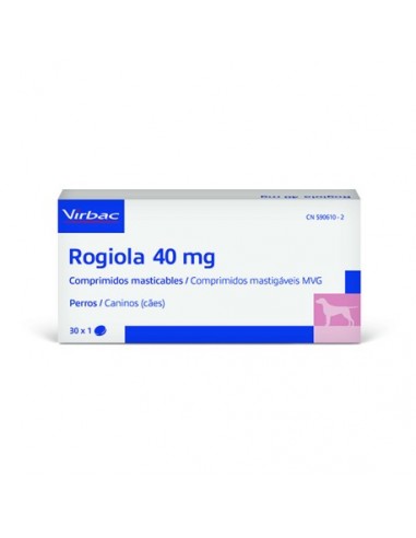 ROGIOLA 40MG 30 COMP MASTICABLE PERRO