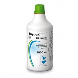 BAYCOX AVES 2,5% 1 LITRO