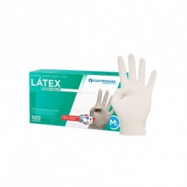 GUANTES LATEX CON POLVO...