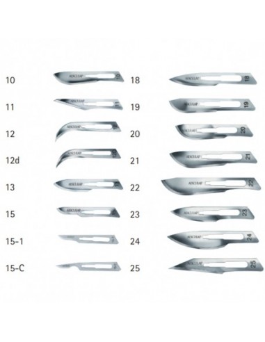 HOJAS DE BISTURI ESTERIL Nº 10 100UD