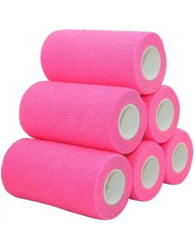 VENDA COHESIVA 5CM X 4,5M ROSA 1UD   