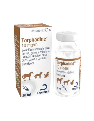 TORPHADINE 10MG/ML INY 20 ML