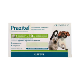 PRAZITEL PERROS 4 Comprimidos