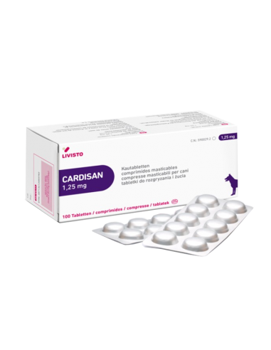 CARDISAN 1,25MG 100 COMP PERRO